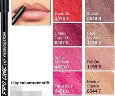 AVON mark. GEL LIPPENKONTURENSTIFT PRO LINE Lip Perfector / Farbe Natural Stance
